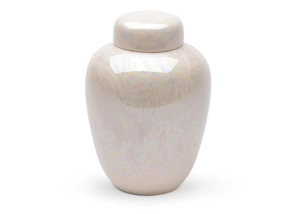 Ceramic Urn - Mother of Pearl Image